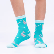 Load image into Gallery viewer, My Otter Half 3-Pack Kids Crew Socks ~ Sock it to Me ~ Two Sizes