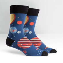 Load image into Gallery viewer, Planets - Men's Crew Socks by Sock it to Me