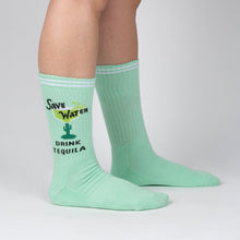 Load image into Gallery viewer, Save Water Drink Tequila - Athletic Socks by Sock it to Me