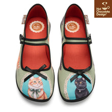 Load image into Gallery viewer, HCD Mary Janes ~ Regal Whiskers *NEW STYLE*