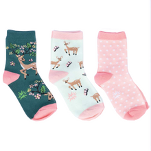 Load image into Gallery viewer, Spring Awakening Kids Crew Socks Pack of 3 ~ Sock it to Me ~ Two Sizes