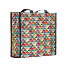 Load image into Gallery viewer, Tapestry Shopper Bag - Triangles