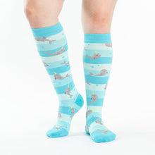Load image into Gallery viewer, Unicorn of the Sea - Knee Highs by Sock it to Me