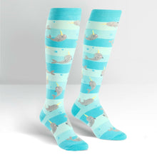 Load image into Gallery viewer, Unicorn of the Sea - Knee Highs by Sock it to Me
