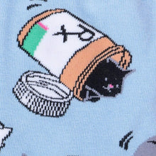 Load image into Gallery viewer, Purr-scription For Happiness - Ladies Crew By Sock It To Me