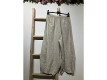 Load image into Gallery viewer, Colette Linen Barrel Leg Pants ~ Beige