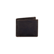 Load image into Gallery viewer, Greenwood Leather Mason Men's Wallet w/Coin Pocket ~ Brown