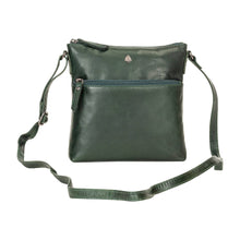 Load image into Gallery viewer, Greenwood Leather Maple Crossbody Bag ~ Bottle Green