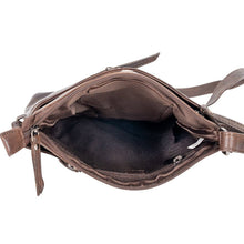 Load image into Gallery viewer, Greenwood Leather Shona Crossbody ~ Brown
