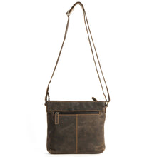 Load image into Gallery viewer, Greenwood Leather Aria Cross Body Bag ~ Brown