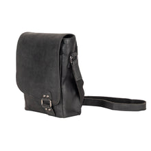 Load image into Gallery viewer, Greenwood Leather Hobart Shoulder Bag ~ Black