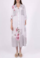 Load image into Gallery viewer, Colette Italian Made Linen Shirt Dress ~ Khaki