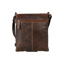 Load image into Gallery viewer, Greenwood Leather Lucy Ladies Cross Body Bag Lucy ~ Mid Brown