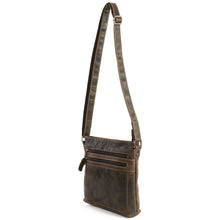 Load image into Gallery viewer, Greenwood Leather Aria Cross Body Bag ~ Brown