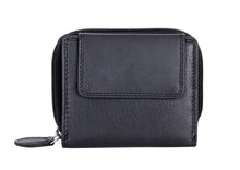 Load image into Gallery viewer, Greenwood Leather Tina Ladies' Wallet ~ Black