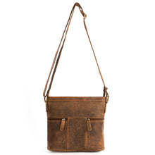 Load image into Gallery viewer, Greenwood Leather Rory Crossbody Bag ~ Camel