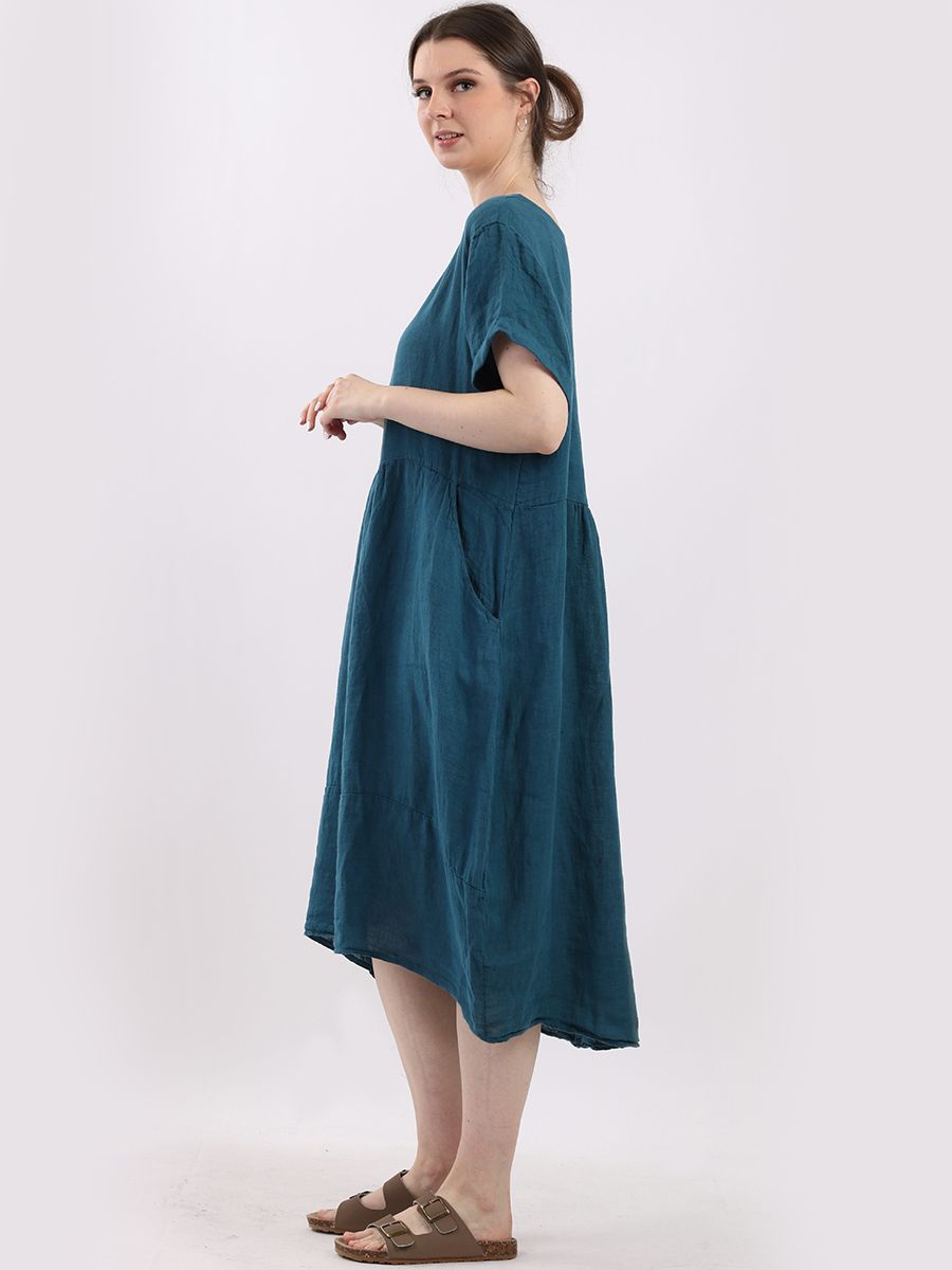 Plain deals linen dress