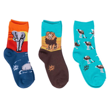 Load image into Gallery viewer, Make A Splash Kids Crew Socks Pack of 3 ~ Sock it to Me ~ Two Sizes