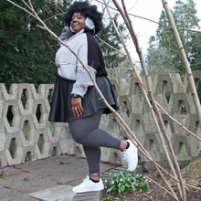 Load image into Gallery viewer, SNAG Merino Wool Footless Tights - Stormy Cloud Sz C ONLY