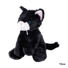 Load image into Gallery viewer, Splosh: Mary Meyers Catsy Kitty ~ Black Cat 15cm