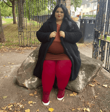 Load image into Gallery viewer, SNAG Opaque 80 Den Tights ~ Blood Red