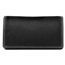 Load image into Gallery viewer, Riccardo Ferrici Leather Wallet ~ Black