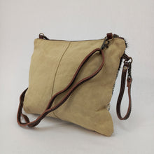 Load image into Gallery viewer, Backyard 'Kelly' Crossbody Bag ~ Canvas/Hide