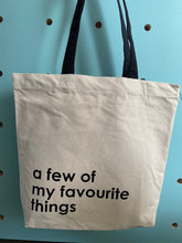 Load image into Gallery viewer, Canvas Tote by Nutmeg Creative - a few of my favourite things