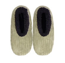 Load image into Gallery viewer, SnuggUps® Cosy Men's Slippers ~ Cord Olive
