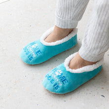Load image into Gallery viewer, SnuggUps® Cosy Women's Slippers ~ Home Is Where The Dog Is