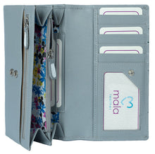 Load image into Gallery viewer, Sophia Matinee Purse Turquoise - Mala Leather