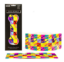 Load image into Gallery viewer, Modgy Portable Dog Bowl ~ Woofhol