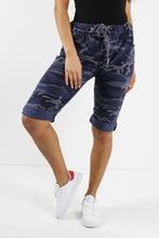 Load image into Gallery viewer, Italian Magic Shorts/Chinos Camo Navy