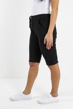 Load image into Gallery viewer, Italian Magic Shorts/Chinos Plain Black