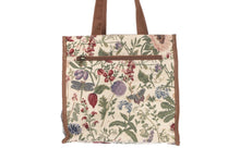 Load image into Gallery viewer, Tapestry Shopper Bag - Morning Garden