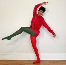 Load image into Gallery viewer, SNAG Duo 80 Den Tights ~ Bottled Delight