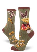 Load image into Gallery viewer, Mushroom - Ladies Crew by Modsocks