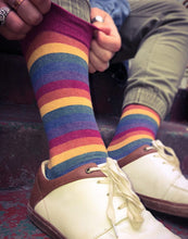 Load image into Gallery viewer, Heather Rainbow - Knee Highs by Modsocks