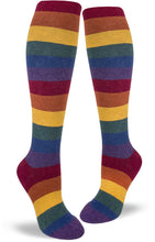Load image into Gallery viewer, Heather Rainbow - Knee Highs by Modsocks