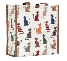 Load image into Gallery viewer, Tapestry Shopper Bag - Cheeky Cat