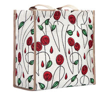 Load image into Gallery viewer, Tapestry Shopper Bag - Rose 2