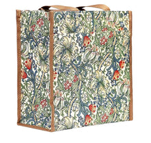 Load image into Gallery viewer, Tapestry Shopper Bag - Golden Lily