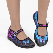 Load image into Gallery viewer, HCD Mary Janes ~ Dark Butterfly