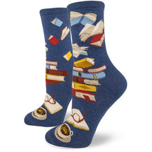 Load image into Gallery viewer, Bibliophile - Ladies Crew by Modsocks