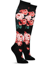 Load image into Gallery viewer, Romantic Rose - Knee Highs by Modsocks