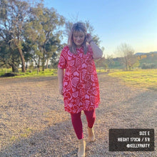 Load image into Gallery viewer, SNAG Opaque 80 Den Tights ~ Raspberry Pie