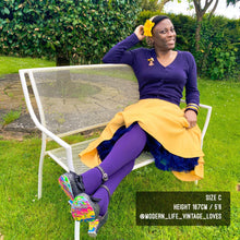 Load image into Gallery viewer, SNAG Opaque 80 Den Tights ~ Suffragette Purple