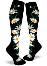 Load image into Gallery viewer, Crazy for Daisies - Knee Highs by Modsocks