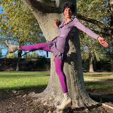 Load image into Gallery viewer, SNAG Opaque 80 Den Tights ~ Grape Escape Sz AB ONLY