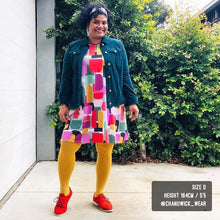 Load image into Gallery viewer, SNAG Opaque 80 Den Tights ~ Colonel Mustard